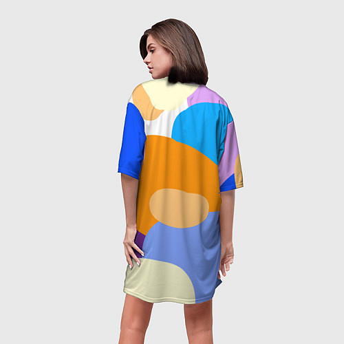 Женская длинная футболка Я художник я так вижу / 3D-принт – фото 4