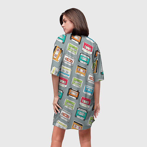 Женская длинная футболка Родом из 90х / 3D-принт – фото 4