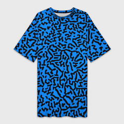 Женская длинная футболка Абстрактный паттерн - минимализм