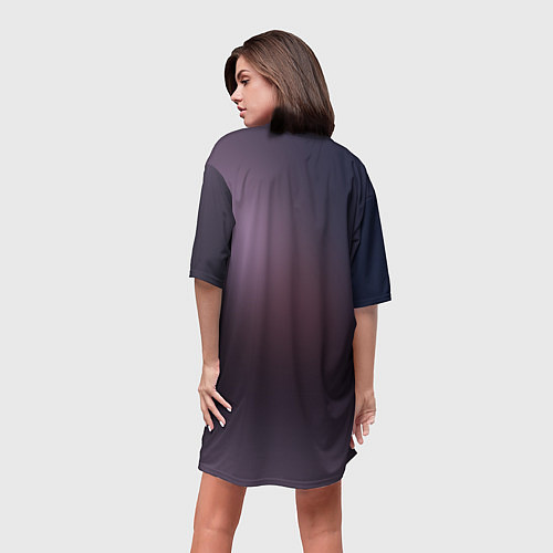 Женская длинная футболка Диппер и Мейбл / 3D-принт – фото 4