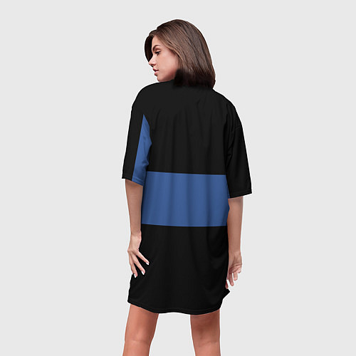 Женская длинная футболка Выше нас только звезды / 3D-принт – фото 4