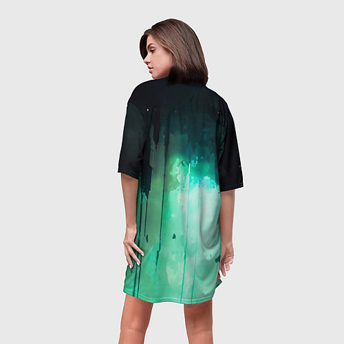 Женская длинная футболка Dead Space horror / 3D-принт – фото 4