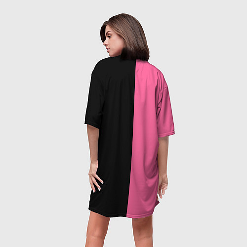 Женская длинная футболка Blackpink- двойной / 3D-принт – фото 4