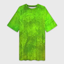 Женская длинная футболка Зелёная фантазия