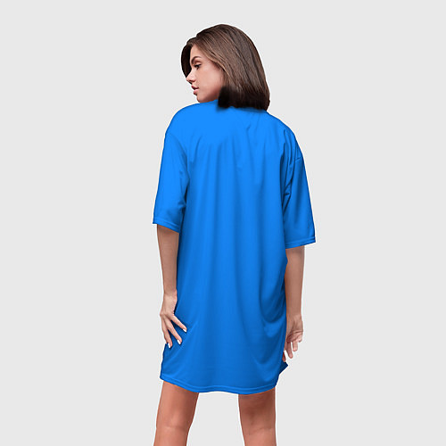 Женская длинная футболка Бора-Бора - Тихий океан / 3D-принт – фото 4