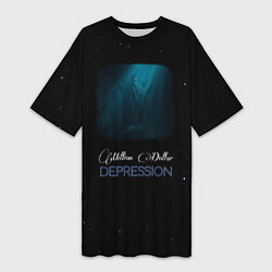Женская длинная футболка Pharaoh - Million dollar depression
