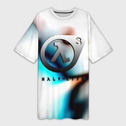 Женская длинная футболка Half life 3 is coming
