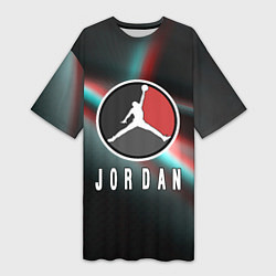 Женская длинная футболка Nba jordan sport