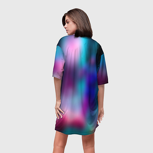 Женская длинная футболка Ассасин крид мираж / 3D-принт – фото 4