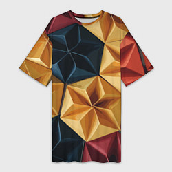 Женская длинная футболка Ромбовое вдохновение