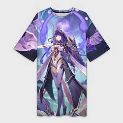 Женская длинная футболка Genshin Impact Ei