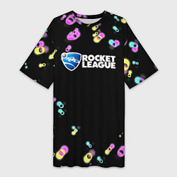 Женская длинная футболка Rocket League game
