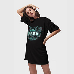 Футболка женская длинная Bard - Dnd, цвет: 3D-принт — фото 2