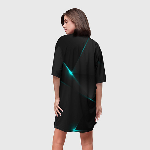 Женская длинная футболка Кирито из Сао / 3D-принт – фото 4