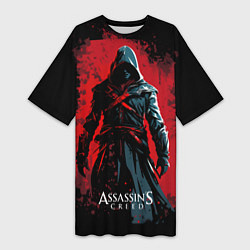 Женская длинная футболка Assassins creed выход из темноты