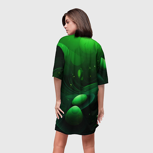 Женская длинная футболка Stellar Blade Eve / 3D-принт – фото 4