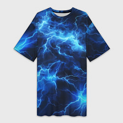 Женская длинная футболка Элементаль энергии текстура