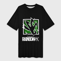 Женская длинная футболка Ubisoft game rainbow six