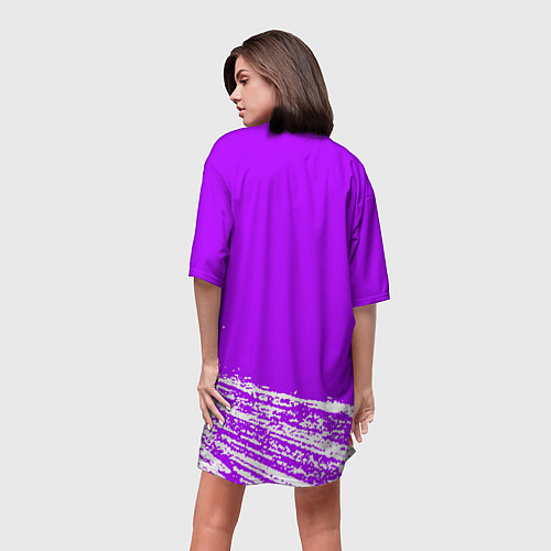 Женская длинная футболка Destiny онлайн игра краски / 3D-принт – фото 4