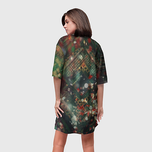 Женская длинная футболка Юноша драгонмен анимешный / 3D-принт – фото 4