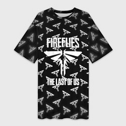 Футболка женская длинная Одни из нас цикады паттерн, цвет: 3D-принт