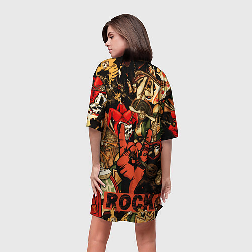 Женская длинная футболка Король и шут рок средневековья / 3D-принт – фото 4