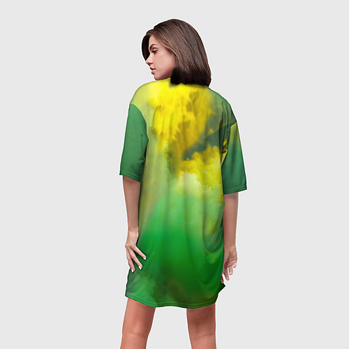 Женская длинная футболка Stalker 2 скелет череп / 3D-принт – фото 4