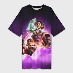 Женская длинная футболка Poster Dragon age