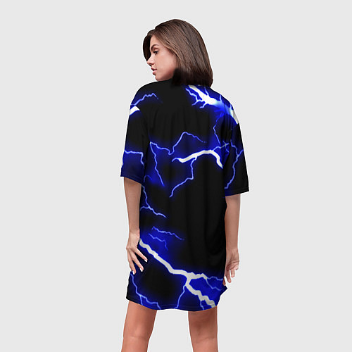 Женская длинная футболка DayZ storm steel / 3D-принт – фото 4