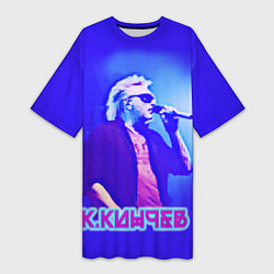 Женская длинная футболка Кинчев Константин