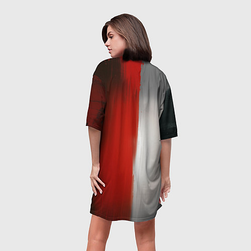 Женская длинная футболка Сорвиголова рожденный заново Мэтт Мёрдок / 3D-принт – фото 4