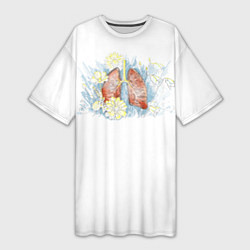 Женская длинная футболка Легкое дыхание