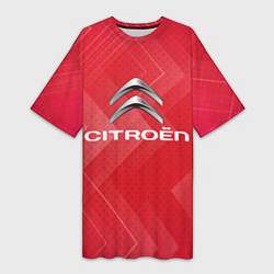 Женская длинная футболка Сitroen texture