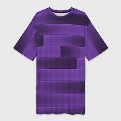 Женская длинная футболка Color purple square