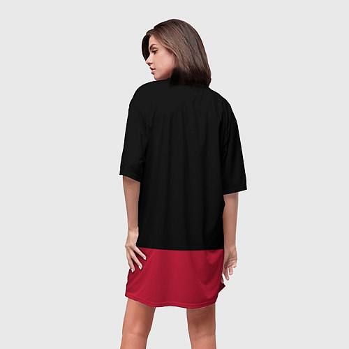 Женская длинная футболка Оттава Сенаторз хоккей / 3D-принт – фото 4