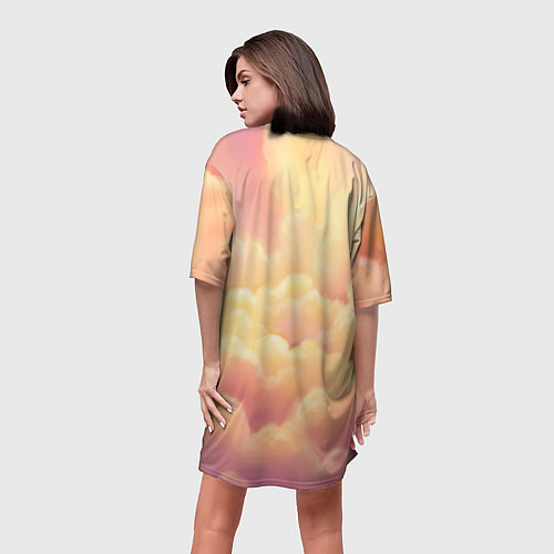 Женская длинная футболка Билли Айлиш в аниме стиле / 3D-принт – фото 4