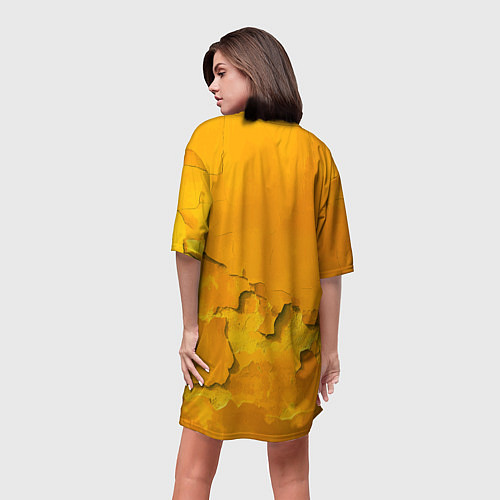 Женская длинная футболка Cool Bender - graffiti / 3D-принт – фото 4