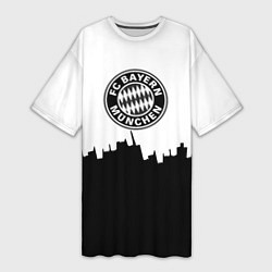 Женская длинная футболка Bayern Mnchen пиксели