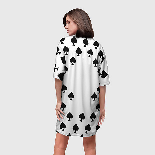 Женская длинная футболка Bayern Mnchen пики / 3D-принт – фото 4