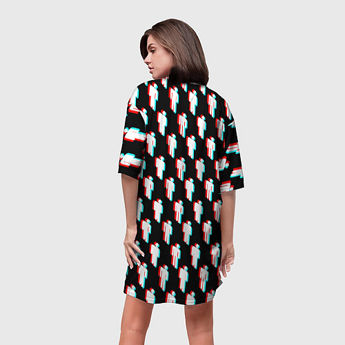 Женская длинная футболка Бавария Мюнхен люди / 3D-принт – фото 4