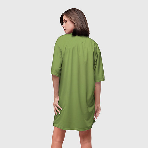 Женская длинная футболка Розовые они такие / 3D-принт – фото 4