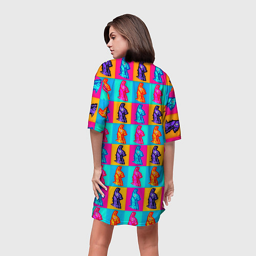 Женская длинная футболка Fortnite x Bayern / 3D-принт – фото 4