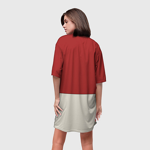 Женская длинная футболка NBA Bulls Vintage / 3D-принт – фото 4