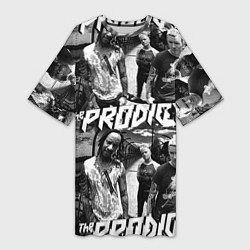 Футболка женская длинная The Prodigy, цвет: 3D-принт