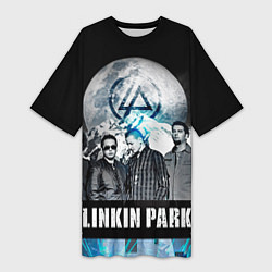 Женская длинная футболка Linkin Park: Moon