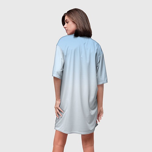 Женская длинная футболка Биатлон / 3D-принт – фото 4