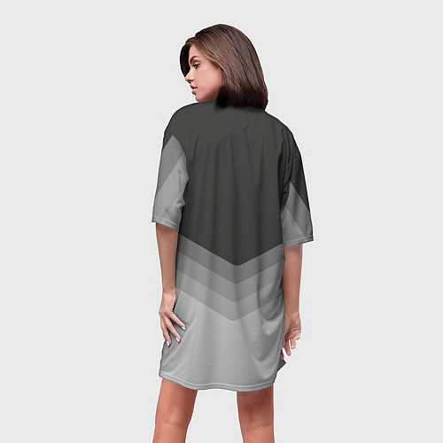 Женская длинная футболка Fnatic Uniform / 3D-принт – фото 4