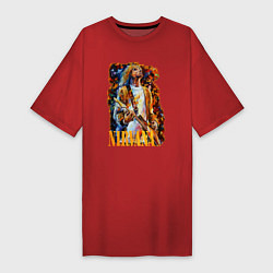Женская футболка-платье Cobain Art
