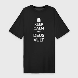 Женская футболка-платье Keep Calm & Deus Vult