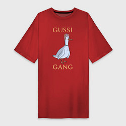 Женская футболка-платье GUSSI GANG
